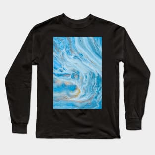 Cool Colorful Gradient Marble Long Sleeve T-Shirt